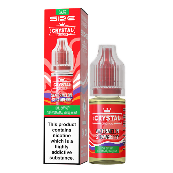 SKE Crystal Liquid - Watermelon Strawberry - 10ml Nikotinsalzliquid