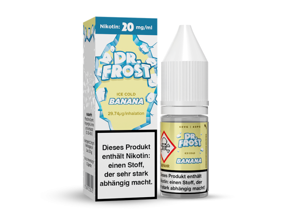 Dr. Frost - Ice Cold - Banana - Nikotinsalz Liquid 20mg/ml