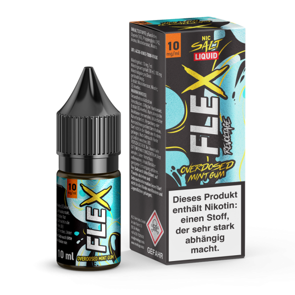 Revoltage Flex Overdosed - Mint Gum - Nikotinsalz Liquid