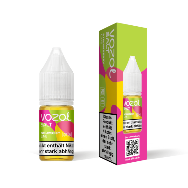 Vozol Liquid - Strawberry Lime - 10ml Nikotinsalzliquid