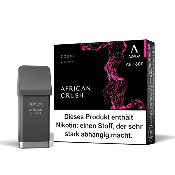 Adalya AR 1600 Pods - African Crush - 12mg Nikotingehalt