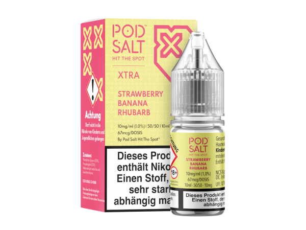 Pod Salt XTRA - Strawberry Banana Rhubarb - Nikotinsalz Liquid