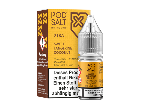 Pod Salt XTRA - Sweet Tangerine Coconut - Nikotinsalz Liquid