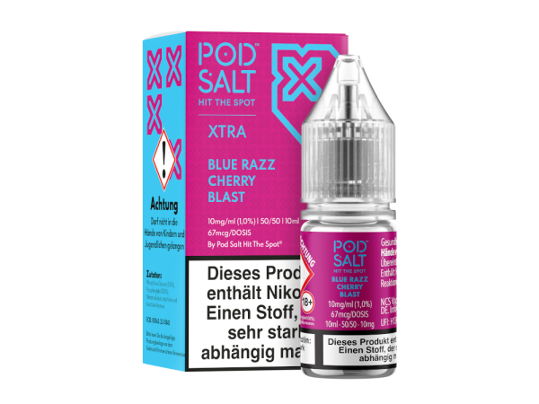 Pod Salt XTRA - Blue Razz Cherry Blast - Nikotinsalz Liquid