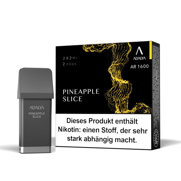 Adalya AR 1600 Pods - Pineapple Slice - 12mg Nikotingehalt