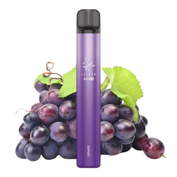 ELFBAR 600 V2 Grape 20mg Nikotin