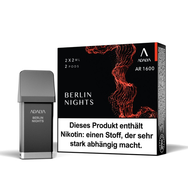 Adalya AR 1600 Pods - Berlin Nights - 12mg Nikotingehalt