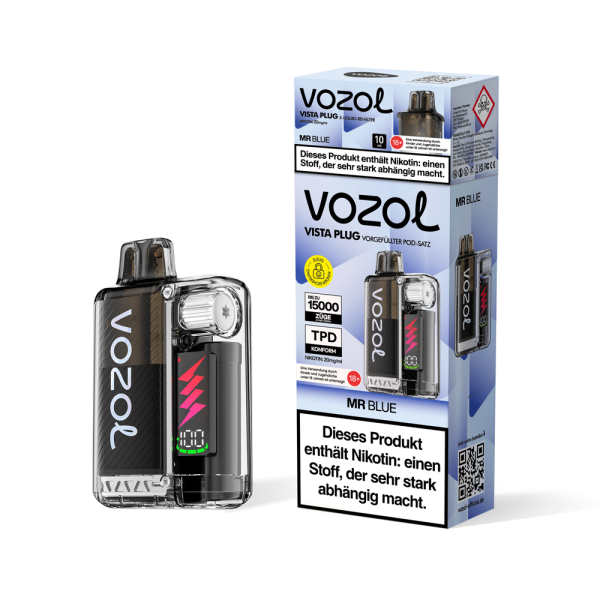 Vozol Vista Plug Starterkit - Mr Blue - 20mg Nikotin