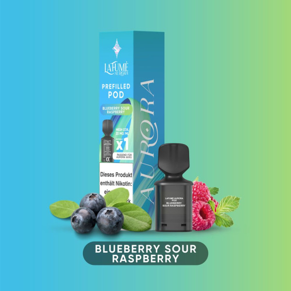 Lafume Aurora Pod - Blueberry Sour Raspberry 20mg Nikotin