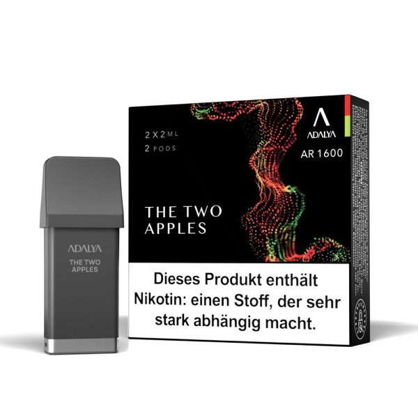 Adalya AR 1600 Pods - The Two Apples - 12mg Nikotingehalt