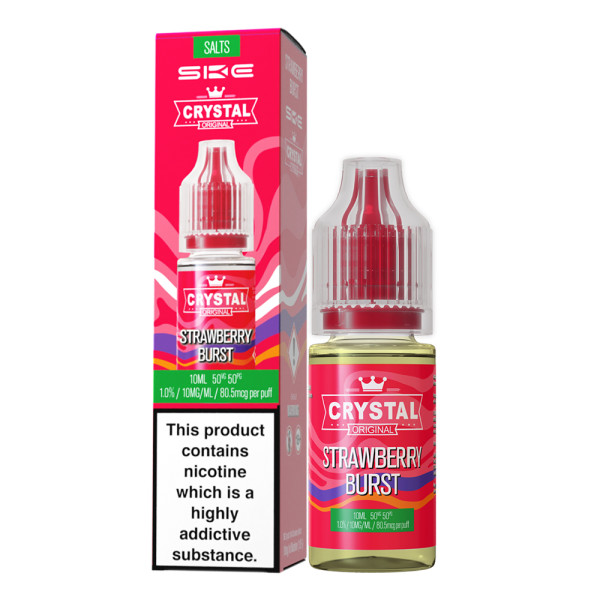 SKE Crystal Liquid - Strawberry Burst - 10ml Nikotinsalzliquid