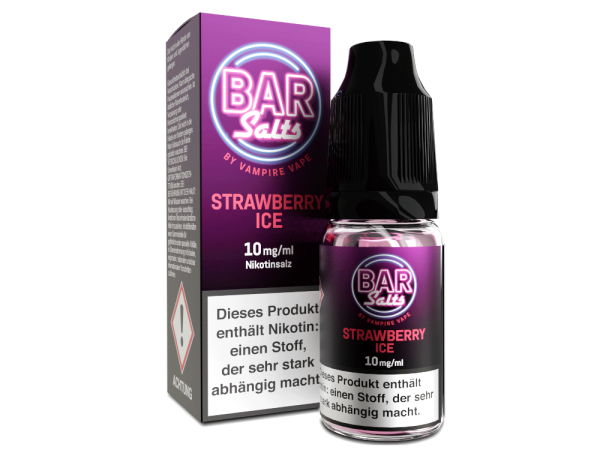 Vampire Vape - Bar Salts - Strawberry Ice Nikotinsalz Liquid 10 ml