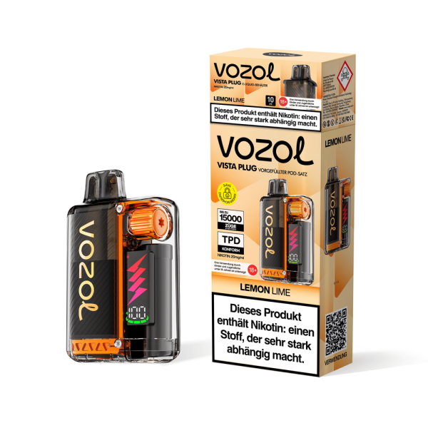 Vozol Vista Plug Starterkit - Lemon Lime - 20mg Nikotin