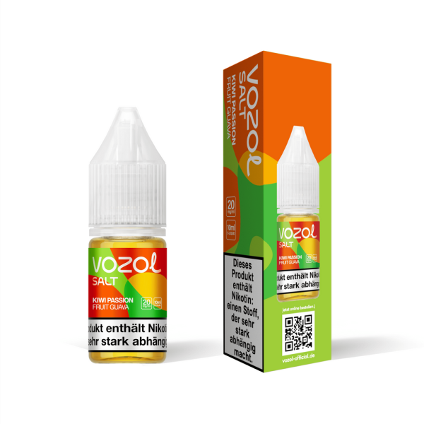 Vozol Liquid - Kiwi Passion Fruit Guava - 10ml Nikotinsalzliquid