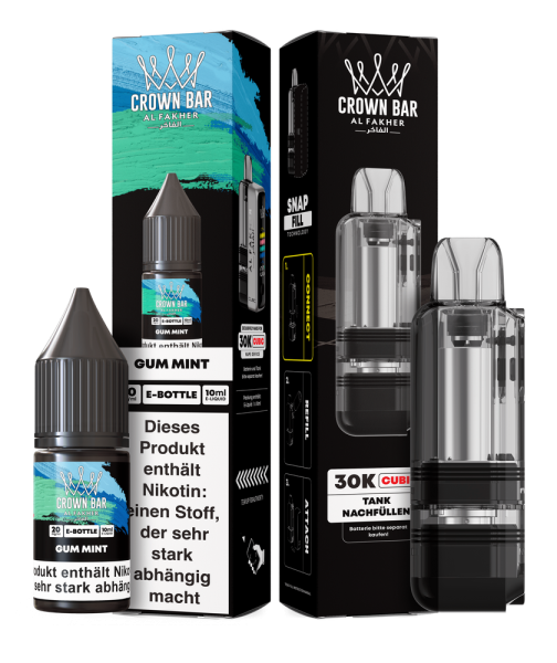 Al Fakher Cubic 30K Pod Gum Mint