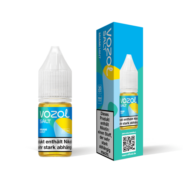 Vozol Liquid - Miami Mint - 10ml Nikotinsalzliquid