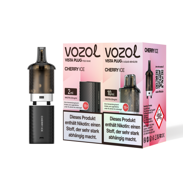 Vozol Vista Plug Pod - Cherry Ice - 20mg Nikotin