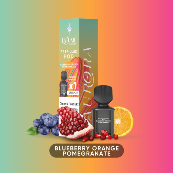 Lafume Aurora Pod - Blueberry Orange Pomegranate 20mg Nikotin