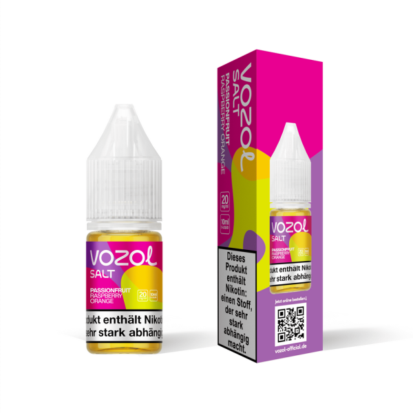 Vozol Liquid - Passionfruit Raspberry Orange - 10ml Nikotinsalzliquid