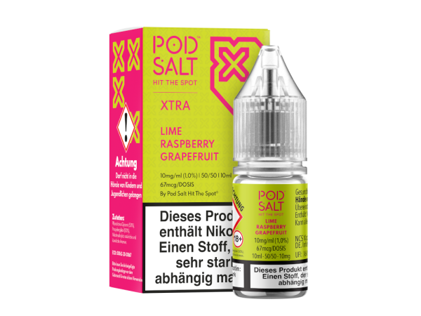 Pod Salt XTRA - Lime Raspberry Grapefruit - Nikotinsalz Liquid