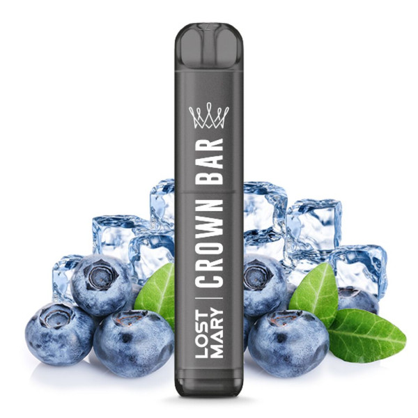 Crown Bar by Al Fakher x Lost Mary - Blueberry Ice 20mg Nikotin