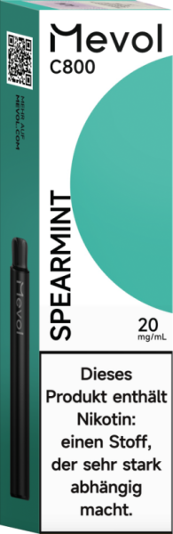 Mevol C800 - Spearmint - 20mg Nikotingehalt