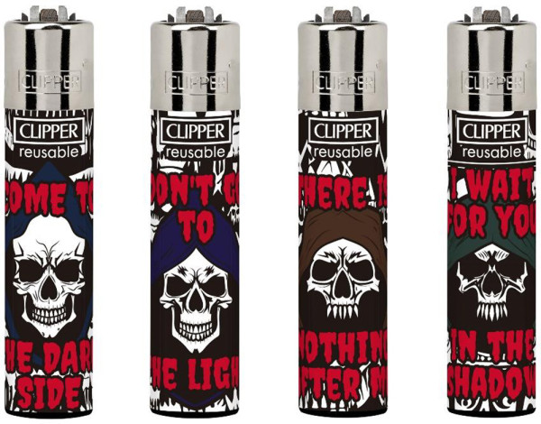 Clipper Reibrad Totenkopf nachfüllbar