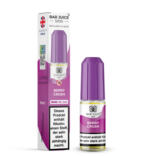 Bar Juice 5000 Nikotinsalz Liquid 10 ml Berry Crush