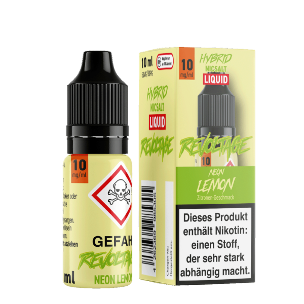 Revoltage - Neon Lemon - 10ml Nikotinsalz Liquid