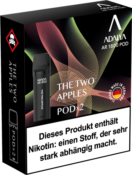 Adalya AR1800 Pod - The Two Apples