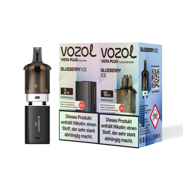 Vozol Vista Plug Pod - Blueberry Ice - 20mg Nikotin