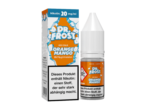 Dr. Frost - Ice Cold - Orange & Mango Ice - Nikotinsalz Liquid