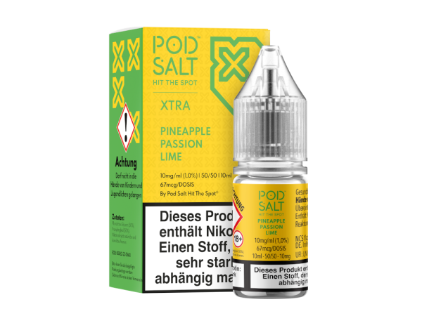 Pod Salt XTRA - Pineapple Passion Lime - Nikotinsalz Liquid