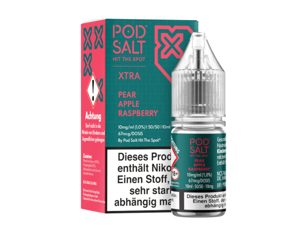 Pod Salt XTRA - Pear Apple Raspberry - Nikotinsalz Liquid