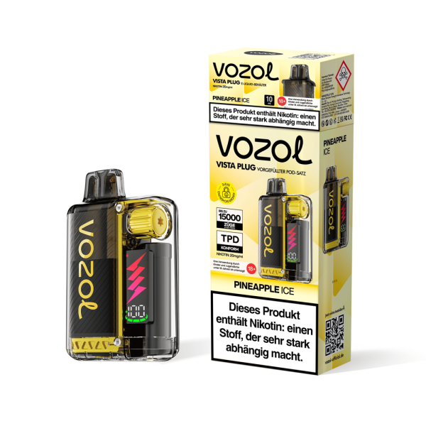 Vozol Vista Plug Starterkit - Pineapple Ice - 20mg Nikotin