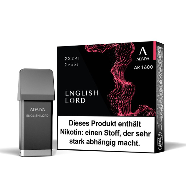 Adalya AR 1600 Pods - English Lord - 12mg Nikotingehalt