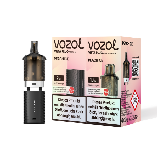 Vozol Vista Plug Pod - Peach Ice - 20mg Nikotin