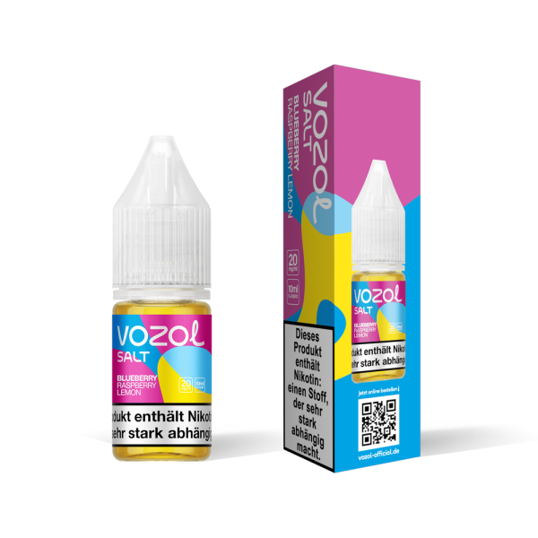 Vozol Liquid - Blueberry Raspberry Lemon - 10ml Nikotinsalzliquid