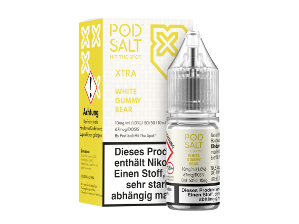 Pod Salt XTRA - White Gummy Bear - Nikotinsalz Liquid