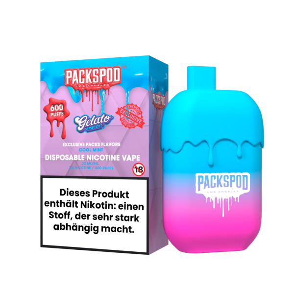 Packspod - Gelator Freeze - 20mg Nikotin