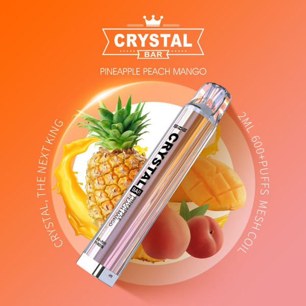 SKE Crystal Bar 600 Pineapple Peach Mango 2% Nikotin