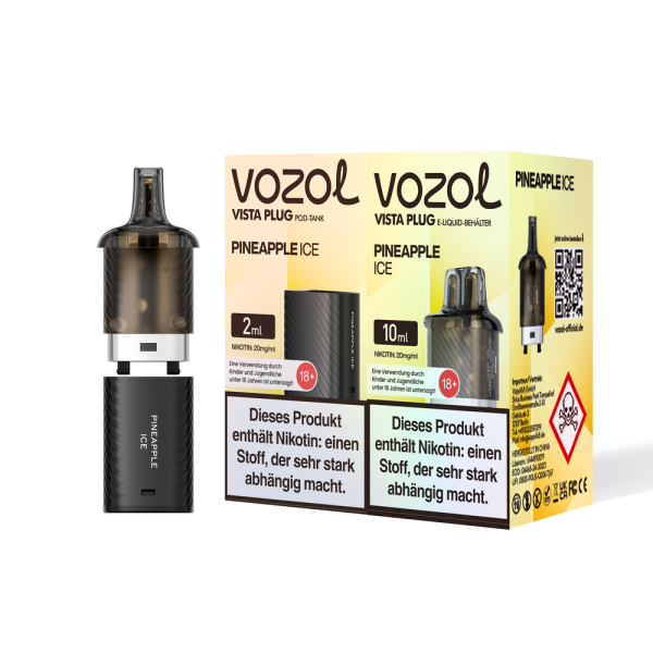 Vozol Vista Plug Pod - Pineapple Ice - 20mg Nikotin