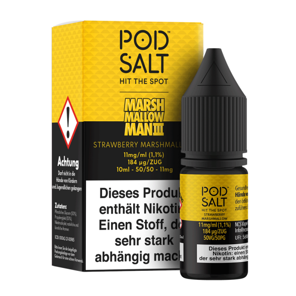 Pod Salt Fusion - Marshmallow Man 3 - Nikotinsalz Liquid