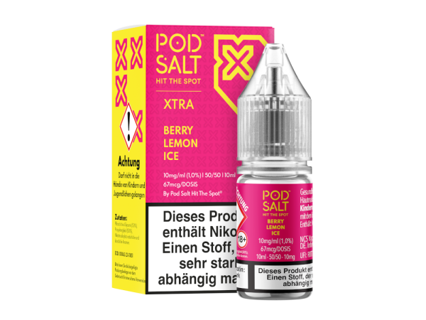 Pod Salt XTRA - Berry Lemon Ice - Nikotinsalz Liquid