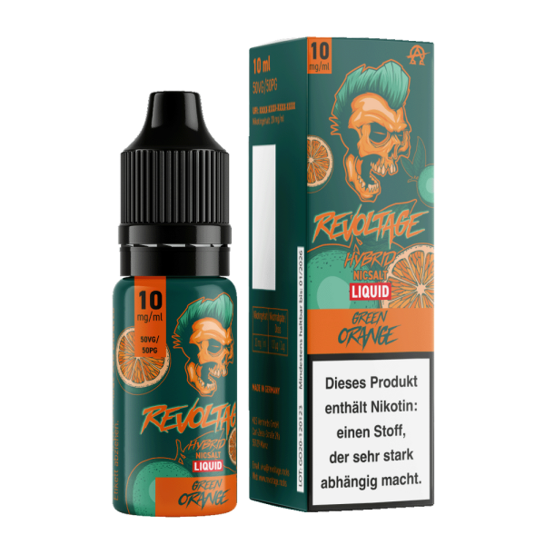 Revoltage - Green Orange - 10ml Nikotinsalz Liquid