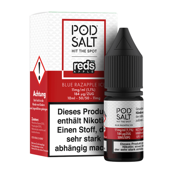 Pod Salt Fusion - Blue Razapple Ice - Nikotinsalz Liquid