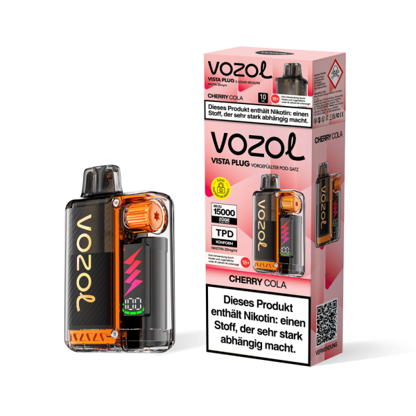 Vozol Vista Plug Starterkit - Cherry Cola - 20mg Nikotin