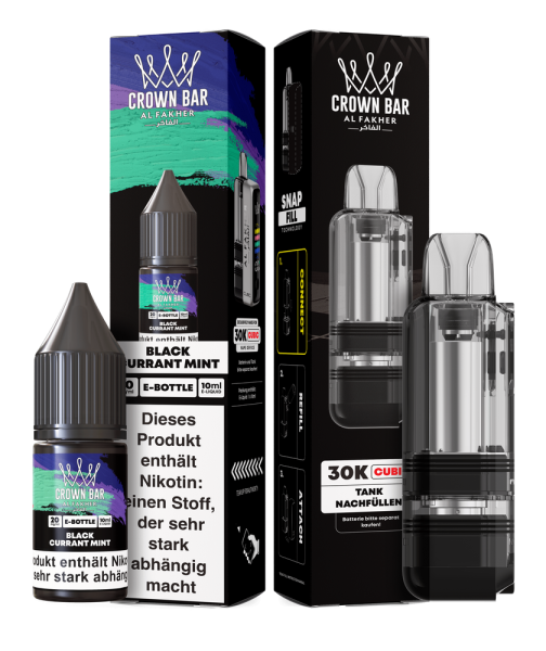 Al Fakher Cubic 30K Pod Blackcurrant Mint