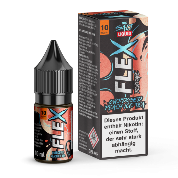 Revoltage Flex Overdosed - Peach Ice Tea - Nikotinsalz Liquid