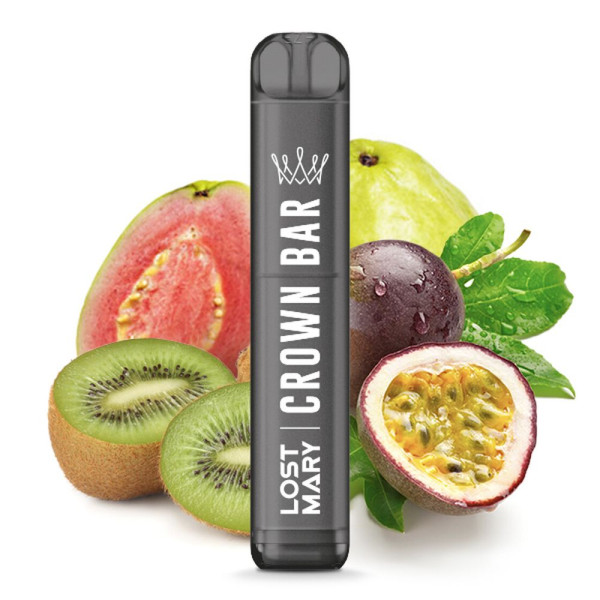 Crown Bar by Al Fakher x Lost Mary - Kiwi Passion Fruit Guava 20mg Nikotin